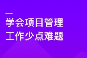 人人都要学的项目管理课，系统提升开发者管理能力 | 升级版（完结无密）